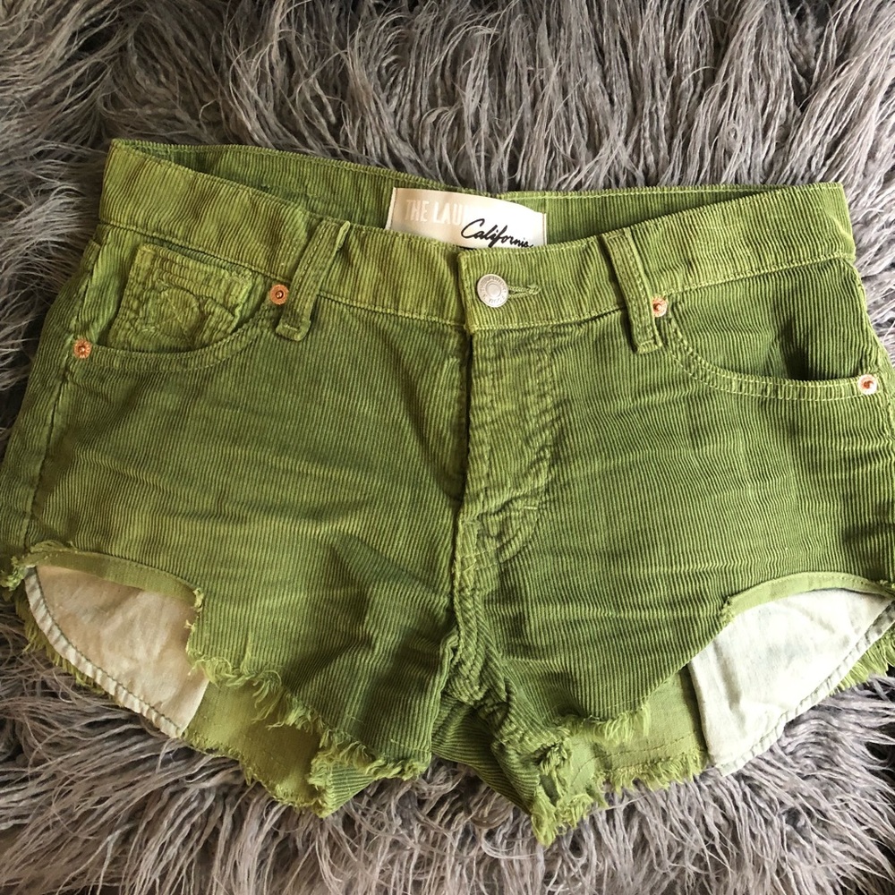 Corduroy Cutoffs